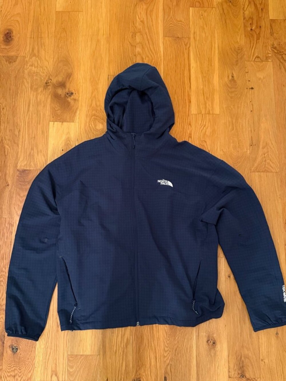 The North Face Tekware Grid Hoodie Men's L Dark Navy